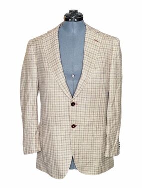 52R Scabal 100% Cupro  Jacket Blazer Coat